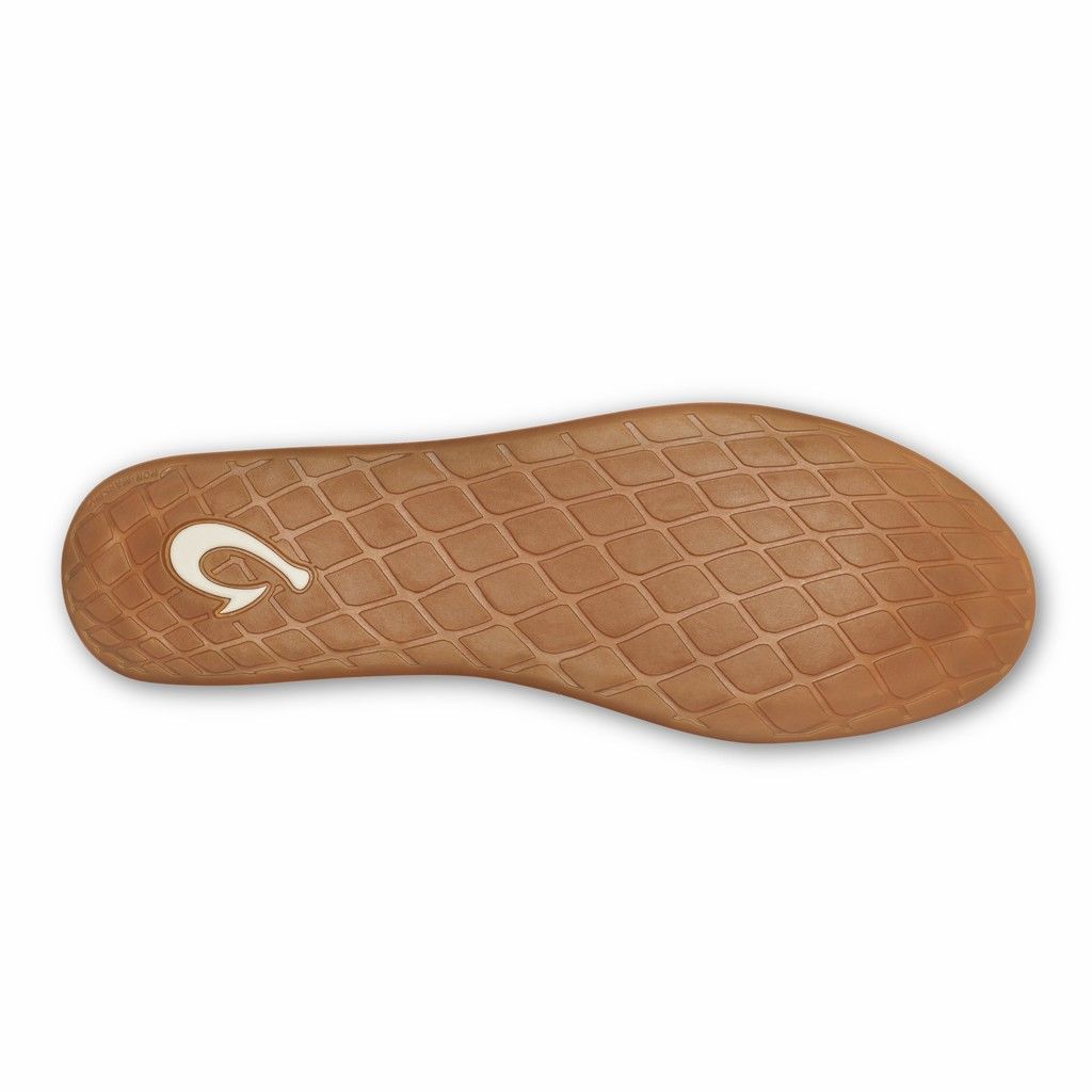 Olukai Women's Lania Kilohana Slipper - Grape Wine / Golden Sand US625-840